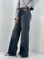 شلوار جین زنانه فلر بگ گازوئیلی