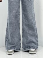 شلوار جین زنانه فلر بگ آبی روشن