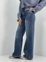 شلوار جین زنانه فلز بگ آبی