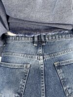 شلوار جین زنانه فلز بگ آبی