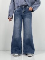 شلوار جین زنانه فلز بگ آبی