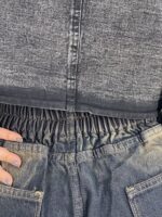 شلوار جین زنانه واید لگ نگین دار